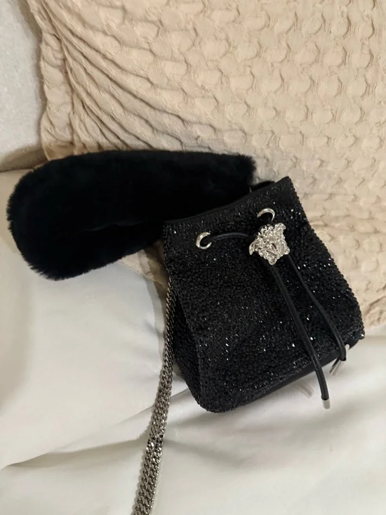 La Medusa Crystal Mini Bucket Bag - Picture 2 of 9